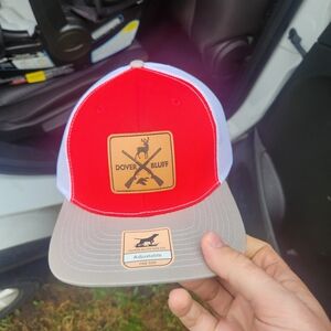 Red and Gray Trucker Hat